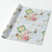 Tea-partij Cadeaupapier (Uitgerold)
