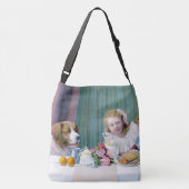 Tea-partij Crossbody Tas (Achterkant)