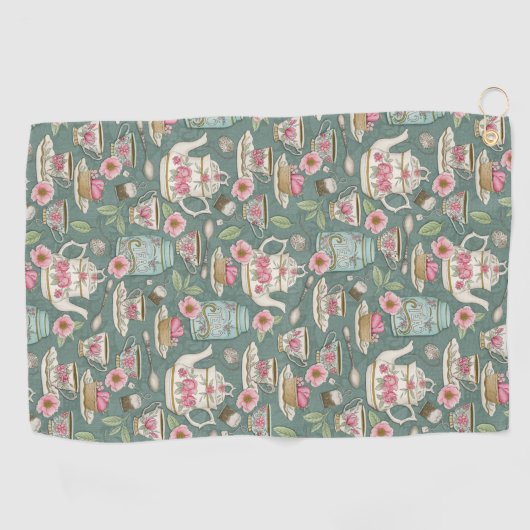 Tea-partij Golfhanddoek (Horizontaal)