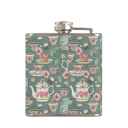  Tea-partij Heupfles (Achterkant)