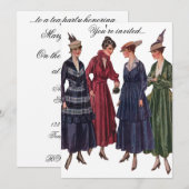 Tea-partij Kaart (Voorkant / Achterkant)