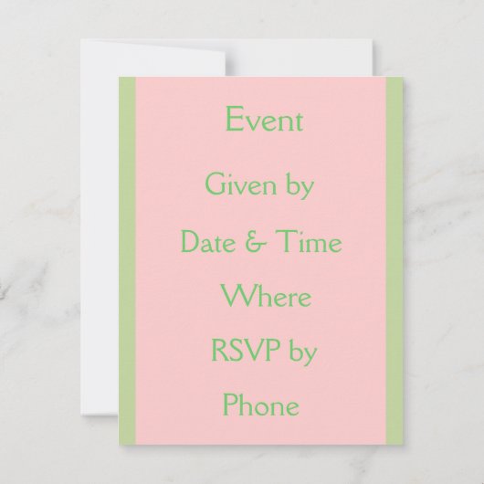 Tea-partij Kaart (Achterkant)