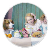  Tea-partij Keramische Knop (Voorkant)