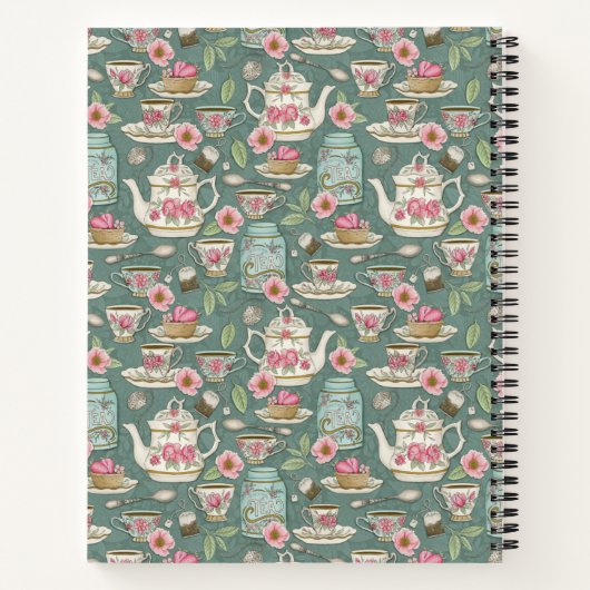  Tea-partij Notitieboek (Achterkant)