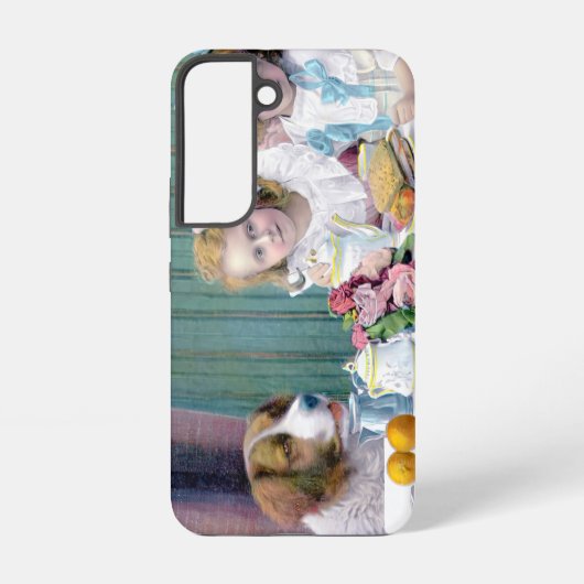 Tea-partij Samsung Galaxy Hoesje (Achterkant)