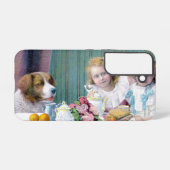 Tea-partij Samsung Galaxy Hoesje (Achterkant horizontaal)