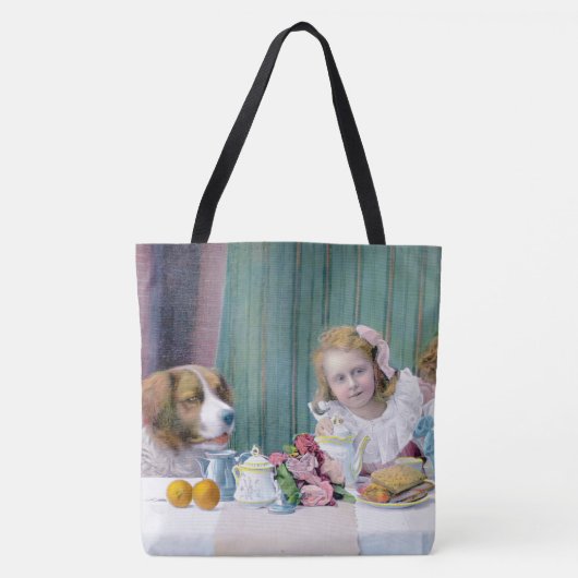 Tea-partij Tote Bag (Voorkant)