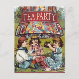  Tea-partij Uitnodiging Briefkaart
