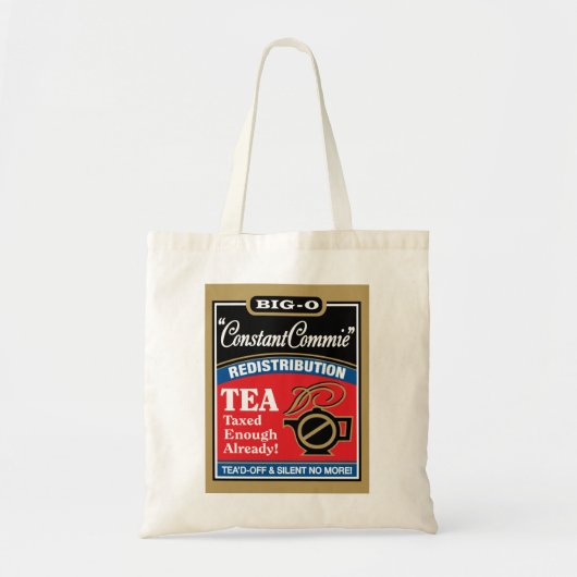 TEA Party 100% Cotton Tas (Voorkant)