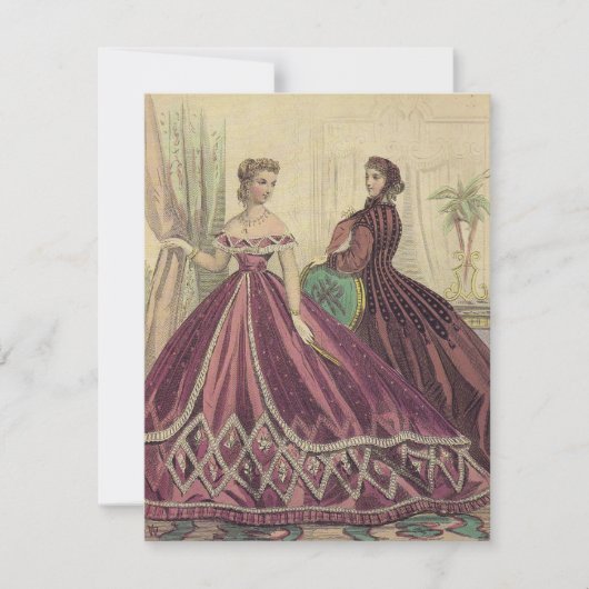  Tea Party 1860 Kaart (Voorkant)