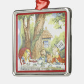 Tea Party 1 Metalen Ornament (Links)