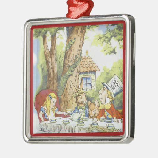 Tea Party 1 Metalen Ornament (Links)