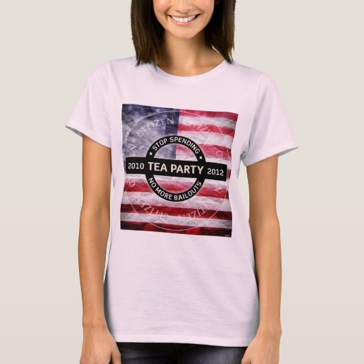 Tea Party 2010-2012 T-shirt (Voorkant)