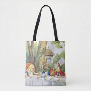 Tea Party 2 van de Mad Hatter Tote Bag