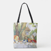 Tea Party 2 van de Mad Hatter Tote Bag (Achterkant)
