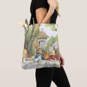 Tea Party 2 van de Mad Hatter Tote Bag (Dichtbij)