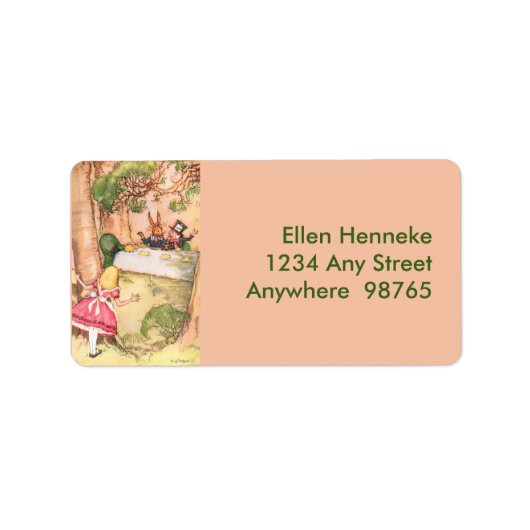 Tea Party 4 Etiket (Voorkant)