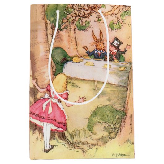 Tea Party 4 Medium Cadeauzakje (Voorkant)