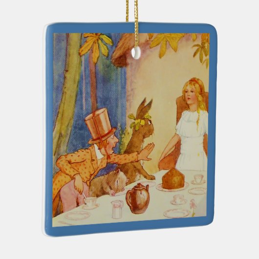 Tea Party 5 Keramisch Ornament (Rechts)