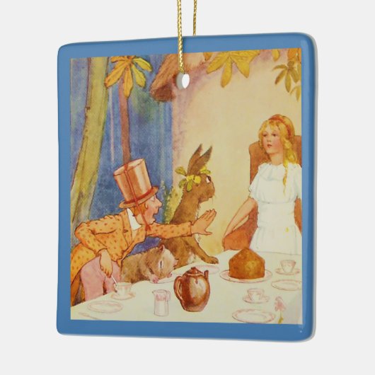 Tea Party 5 Keramisch Ornament (Links)