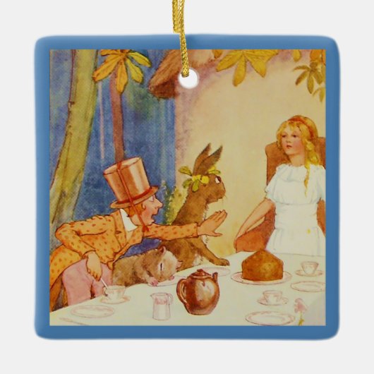 Tea Party 5 Keramisch Ornament (Voorkant)