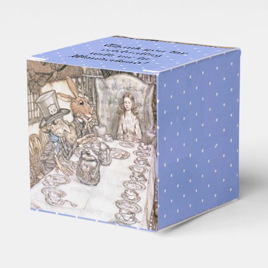 Tea Party 6 Bedankdoosjes (Voorkant Zijde)