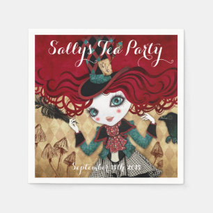 Tea Party Aangepaste servetten