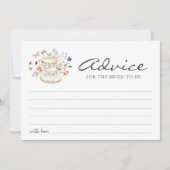 Tea Party advies Kaart (Voorkant)