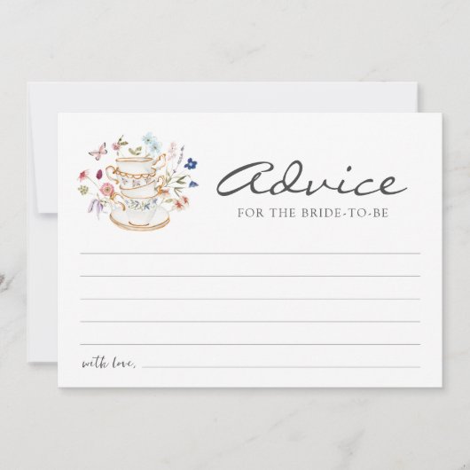 Tea Party advies Kaart (Voorkant)