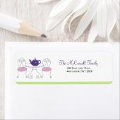 Tea Party AFDRUKBARE ADRESETIKETTEN Etiket (Insitu)