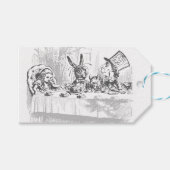 Tea Party  Alice in Wonderland Cadeau Labels Cadeaulabel (Voorkant (Horizontaal))