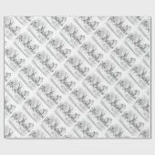 Tea Party Alice in Wonderland Cadeaupapier (Vlak)