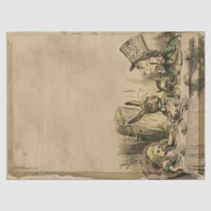 Tea Party Alice in Wonderland ontkoppeling Tissuepapier