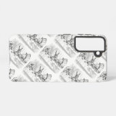 Tea Party  Alice in Wonderland Samsung Galaxy Hoesje (Achterkant horizontaal)