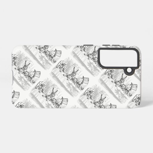 Tea Party Alice in Wonderland Samsung Galaxy Hoesje (Achterkant horizontaal)