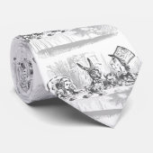 Tea Party  Alice in Wonderland Stropdas (Opgerold)