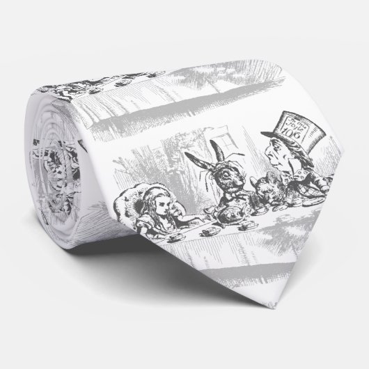 Tea Party  Alice in Wonderland Stropdas (Opgerold)