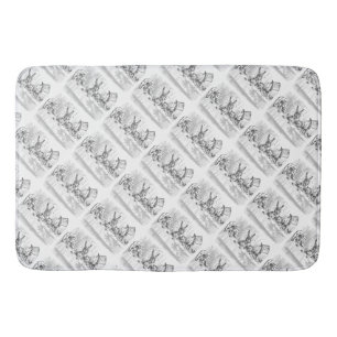 Tea Party Alice in Wonderland Thed Bath Mat