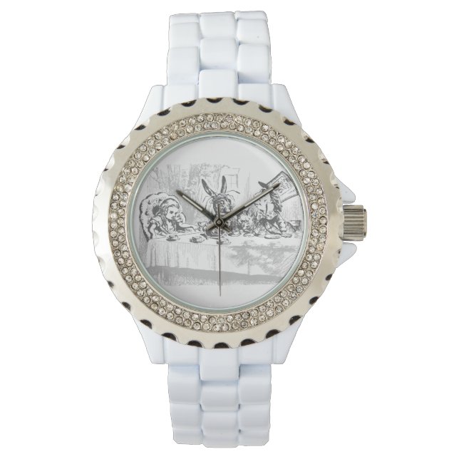 Tea Party  Alice in Wonderland Watch Horloge (Voorkant)