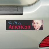 Tea Party American Bumpersticker (Op auto)