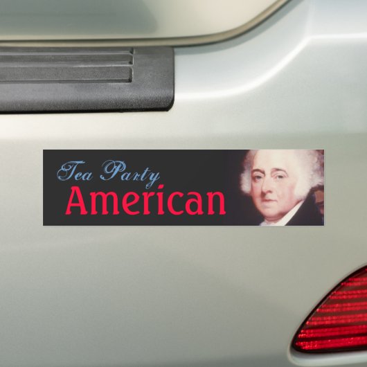 Tea Party American Bumpersticker (Op auto)