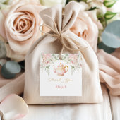 Tea Party Baby Shower Bedankjes Labels