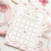 Tea Party Baby shower Bingo Game Kaart
