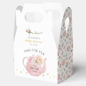 Tea Party Baby shower Bloemen Favoriete Dozen Bedankdoosjes (Geopend)