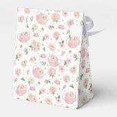 Tea Party Baby shower Favoriet Cadeaubox Bedankdoosjes (Achterkant)