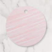 Tea Party Baby shower Favoriet Dank u Labels (Achterkant)