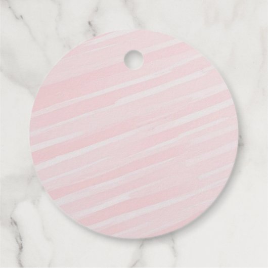 Tea Party Baby shower Favoriet Dank u Labels (Achterkant)