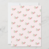 Tea Party Baby shower Guess de leeftijd spel Kaart (Achterkant)