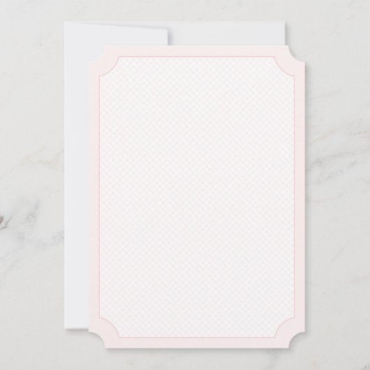 Tea Party Baby Shower Invitaties voor baby girl Kaart (Achterkant)