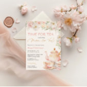 Tea Party Baby Shower Invitation Kaart